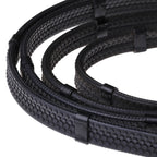Snaffle Bridle Reins – Rolled Rubber Grip – Silver