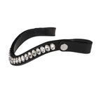 Lumiere Diva leather broadband clear crystal side view 