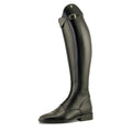 Petrie Verona riding boot – angled full view, black leather traditional polo-model
