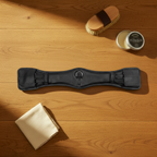 Childéric Short Comfort Girth Black - Warm Wood