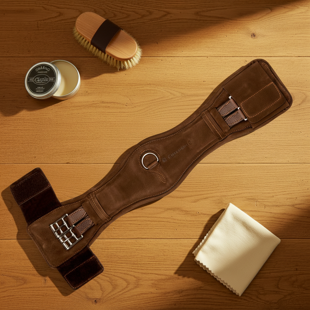Childéric Short Comfort Girth Brown - Warm Wood