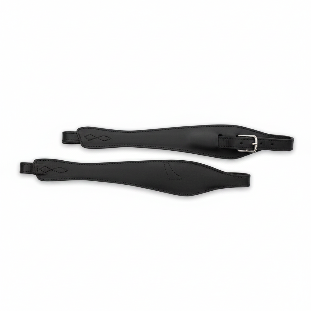 Childeric Jumping Stirrup Leathers - Black