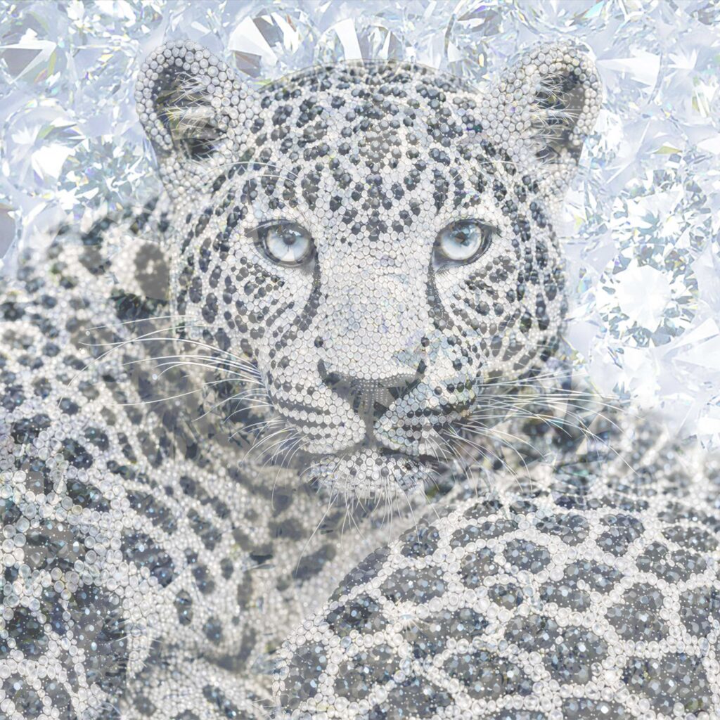 Untamed Leopard & Swarovski® – Limited Edition