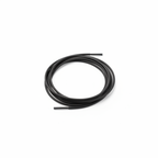 Petrie Boot Laces — Black, thin rounded waxed cord