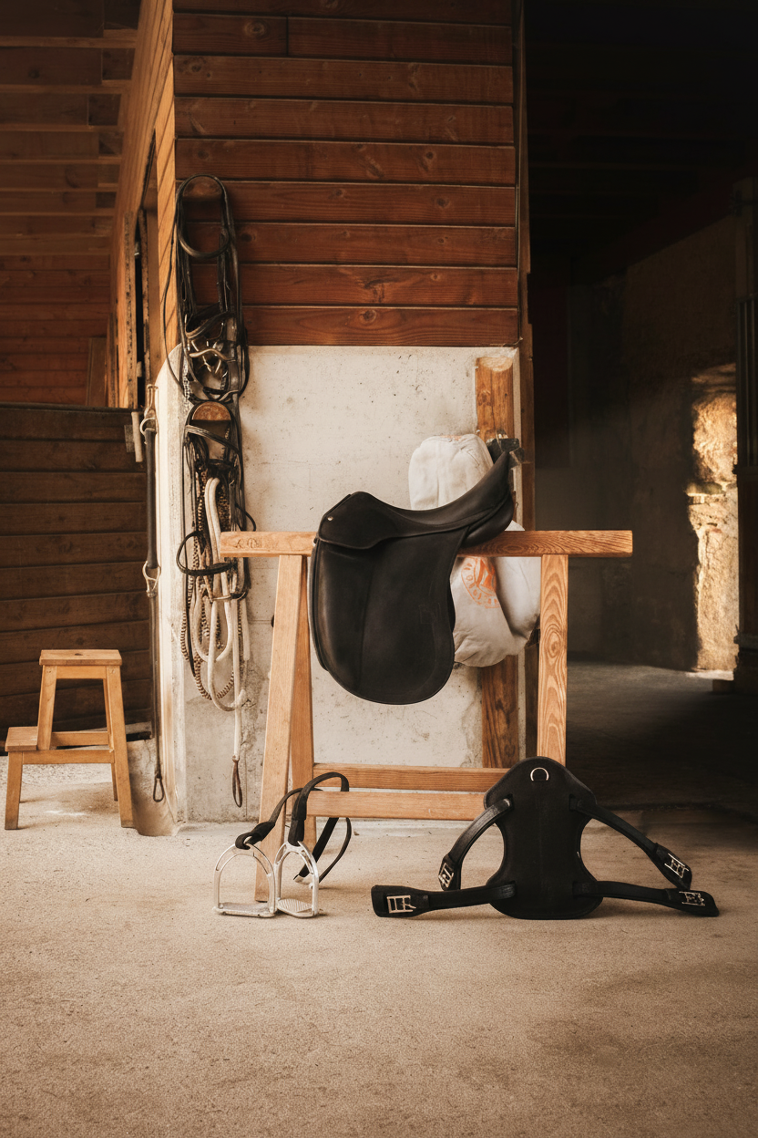 Warm Stable Scene
